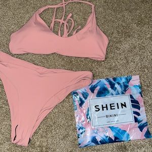 Blush pink SHEIN bikini